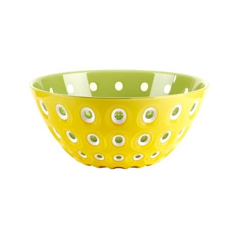 Guzzini - Contenedor de 25 cm de San 'Le Murrine' (Azafrán-Blanco-Verde Nenúfar)