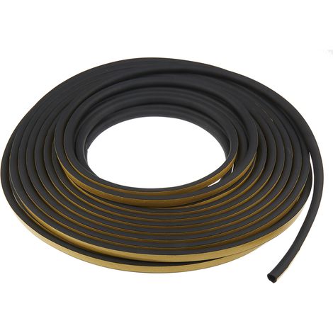 Rs Pro – Joint d'étanchéité en EPDM noir 20m x 10 mm x 12 mm – Bande d'étanchéité pour portes et fenêtres – Résistant aux intempéries (1/2)