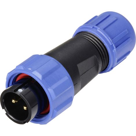 Weipu SP1310 / P 2 I Rundstecker Stecker, gerade Gesamtpolzahl: 2 Serie (Rundsteckverbinder): SP13 (1/5)