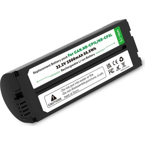 Batterie 2500 mAh NB-CP2L NB CP2L 2026 Selphy CP1500 pour Canon NB-CP1L SELPHY CP1500 CP1300 CP910 CP100 CP200 CP220 CP300 CP330 CP400 CP5 10 CP6 Imprimante photo 00 CP710 CP730 CP790