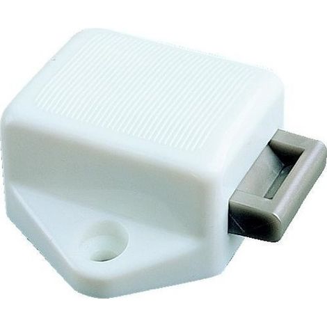 Boitier seul blanc de serrure à poussoir petit modèle