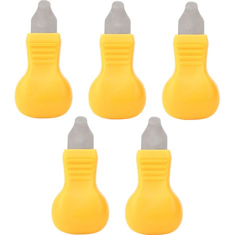 5 Pcs jaune couteau d'horloger pour ouvrir le dos de montre, outil de réparation et remplacement de boîtier (1/5)