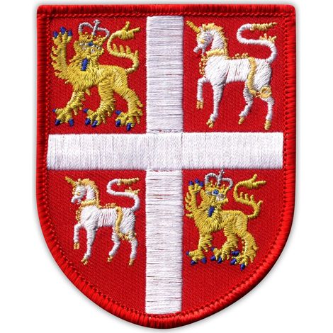 Parche con el escudo de armas de Terranova y Labrador - Reverso magnético - Parche/Insignia/Emblema bordado
