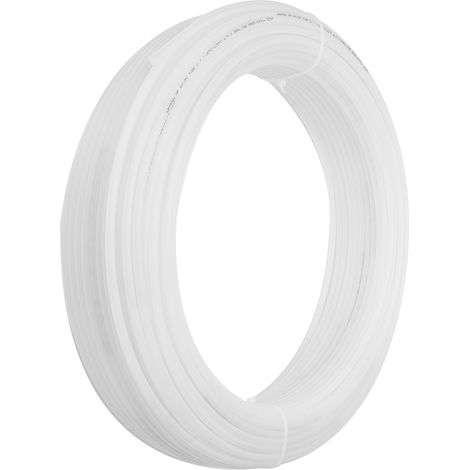 Tuyau pneumatique haute pression en nylon flexible blanc, 100 m, 8 x 6 mm (1/5)