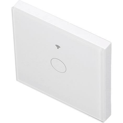 Intelligenter Touch-Wandschalter mit drahtloser Fernbedienung, 1-polig, kein Neutralleiter erforderlich, RF433 (1/5)