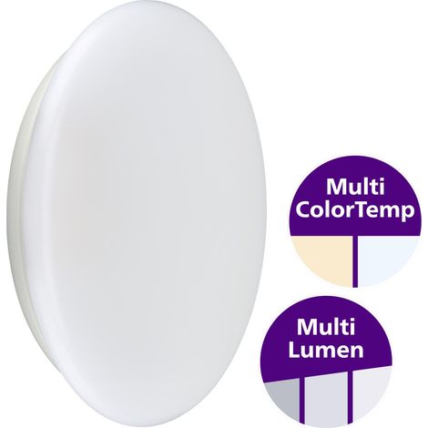 Philips Lighting LED-Wand- u Deckenleuchte ML, MC, Sensor WL060V 22W 2200lm weiss (1/3)