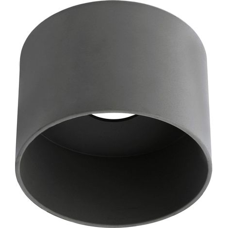 Plafonnier rond en aluminium 120 x 85 IP20 ES11 GU10 Noir (1/3)