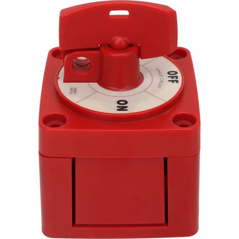 Interrupteur sélecteur de batterie marine 300A DC48V, commutateur à 2 positions avec bornes à vis, coupure ON/OFF pour camping-car, voiture et bateau (1/5)