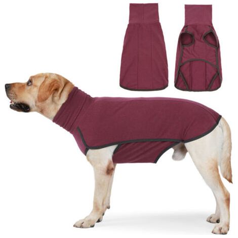 Pull Chien, Pull pour Chien, Manteau Doux et Chaud pour Chien, Manteau Chien Hiver, Manteaux d'hiver pour Chiens,Vetement pour Chien Chat,Pull-Overs pour Petite Moyen Grand Chiens -Rouge M (1/5)