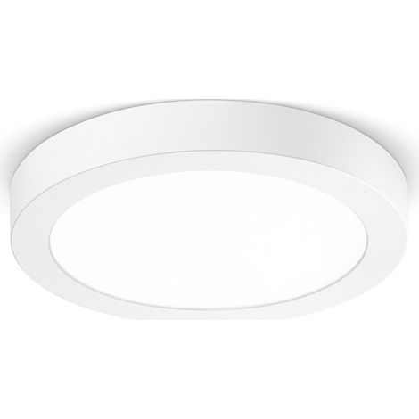 Plafoniera gea led sham r gfa761n 12w led 220v termoplastica lampada soffitto tonda moderna interno
