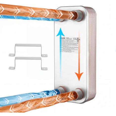 Scambiatore di Calore a Piastre Brasate 126 x 301 mm (1/5)