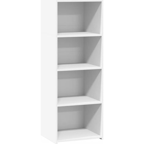 Maison Exclusive - Buffet haut blanc 45x41x124 cm bois d'ingénierie (1/5)