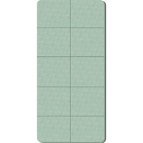Tapis De Yoga - 180 x 90 cm - Épaisseur 8 mm - Pliable - Léger 500 g - En PVC - Pour Yoga Pilates Et Exercices Sur Sol - Vert (1/5)