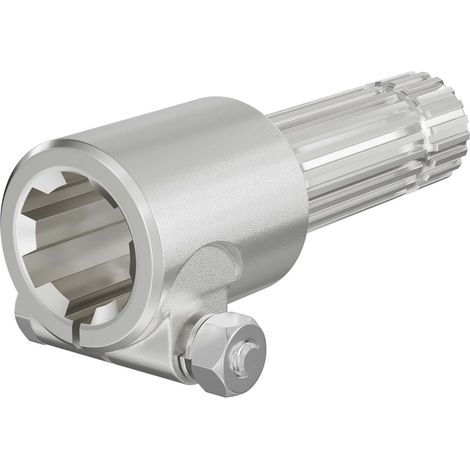 Toma de fuerza, PTO 175 mm casquillo con eje estriado 1 3/4" 6 eje de salida 1 3/8" 21 tractor