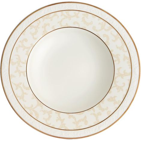Villeroy & Boch Ivoire Piatto Fondo, 24 cm, Porcellana, Multicolore (1/4)
