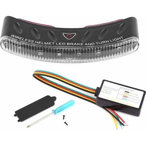 Green Mobility-12V sans fil LED moto clignotant feu stop lumière de sécurité. (1/5)