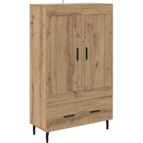 Maison Exclusive - Alacena Roble artesanal 69,5 x 31 x 115 cm Mad