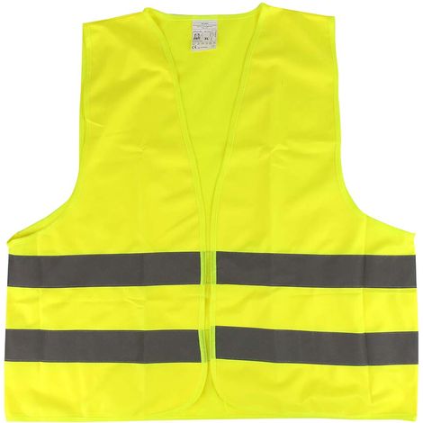APA 31071 – Giubbotto di Sicurezza EN 471, in Tessuto Giallo Fosforescente (1/4)