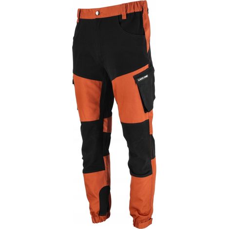 Pantaloni con elementi elasticizzati, nero mattone, "M", CE, lahti (1/5)