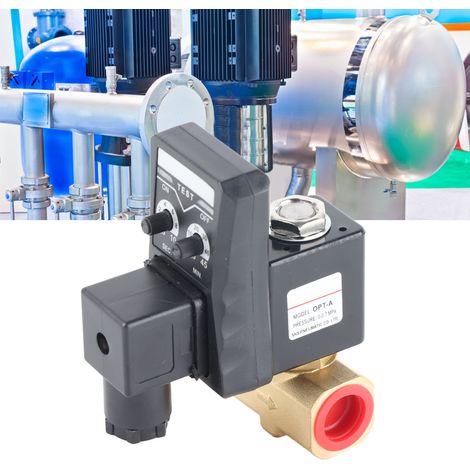 OPT-A pneumatisches elektronisches Entlüftungsventil mit Verteiler, elektronisches Entlüftungsventil, Magnetventil, 220 V Wechselstrom (1/5)