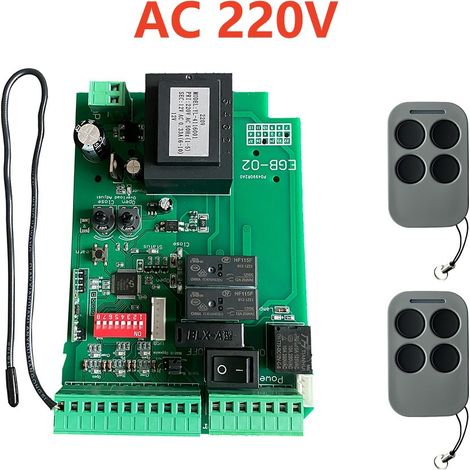 Accessoire pour automatisation et domotique, équipement de commande et de sécurité pour la maison,220V Board with 2 RF (1/5)