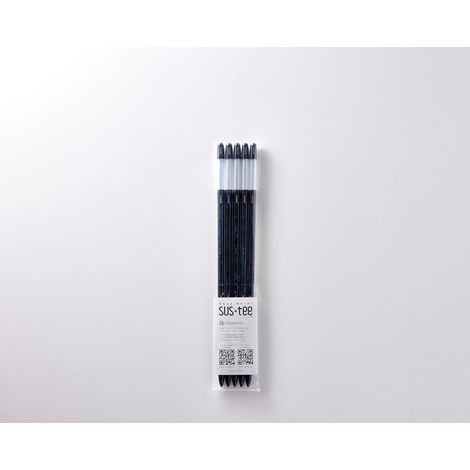 SUStee Indicateur d'arrosage pour plantes (lot de 5, grand, noir) - Pour toutes les plantes, fonctionne dans tous les sols Design minimaliste, facile à utiliser, sans piles 100% Made in Japan (1/4)