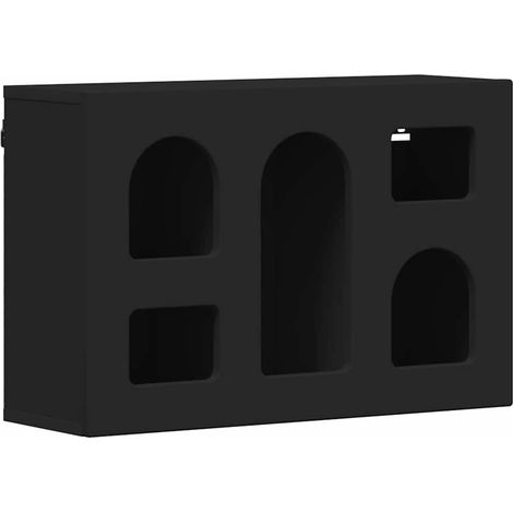 Maison Exclusive - Armadio pensile Nero 60 x 20 x 40 cm Legno multistrato
