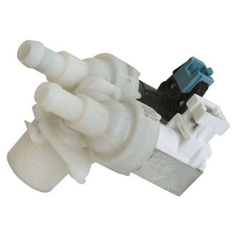 Electrovanne 2 voies (32X2166) Lave-vaisselle BLANCO, BRANDT, CDA, DE DIETRICH, DOMEOS, DOMINOX, FAGOR, FRANKE, KLEENMAID, NOVY, ORANIER, SAMET, SAMSUNG, SANGIORGIO, SAUTER, SCANDOMESTIC, THOMSON, VED (1/4)