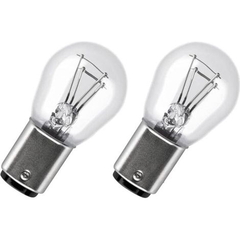 2x ampoule BA15d 21/5W 6V voiture moto scooter réparation changement éclairage lumière