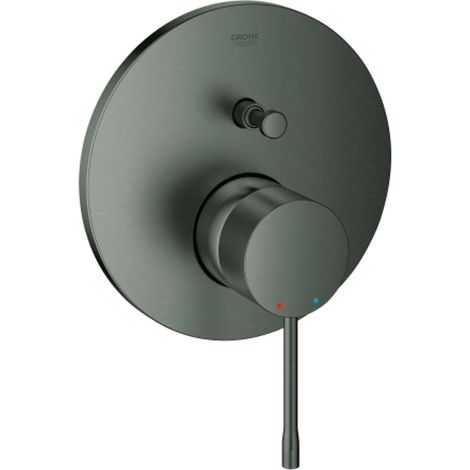GROHE Miscelatore monocomando per vasca Essence 241671 FMS per 35604 hard graphite spazzolato, 24167AL1