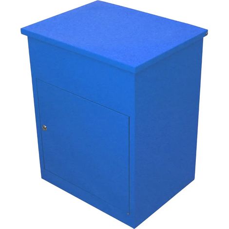 Blue Parcel Post Box