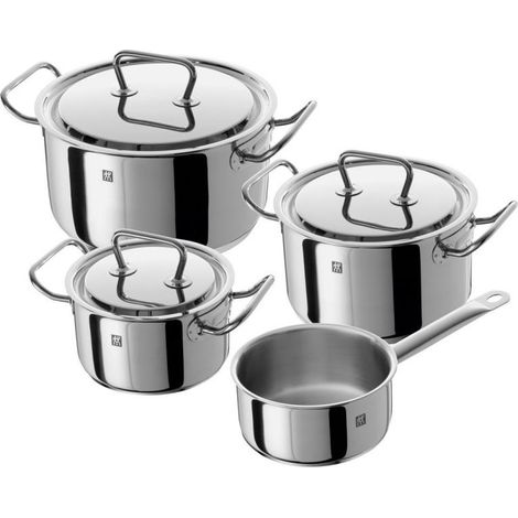 Set of 4 Zwilling Twin Classic Polished Pots