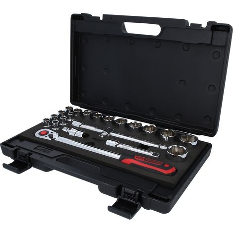 KS Tools 1/2 CHROMEplus Steckschlüssel-Satz, 22-tlg (1/5)