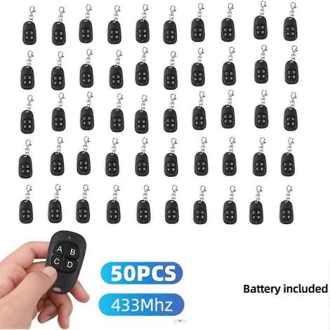 10 Stück drahtlose Kopierfernbedienungen 433MHz Elektrische Garagentoröffner Fernbedienungsduplikator Klon