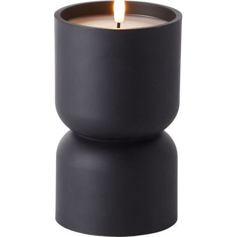 Lámpara de mesa de exterior - BRILLIANT - LOVERE - Forma de vela - Plástico - 3 W - Negro (1/2)