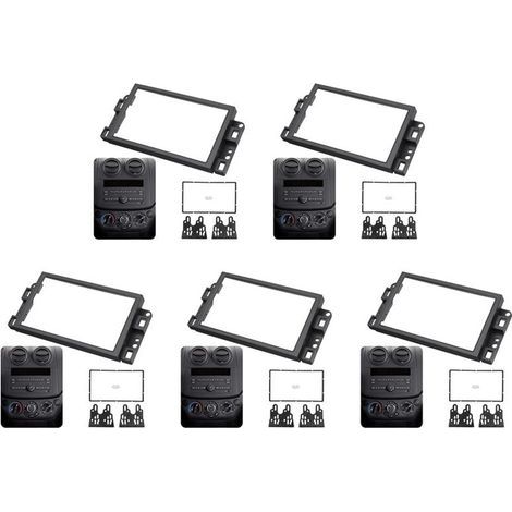 5X Autoradio 2Din Fascia CD DVD Cadre de Tableau de Bord Audio pour Captiva / Lova / Gentra / AVEO (1/2)
