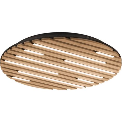 Plafonnier rond Q-Akustik Bois Ø 60cm - 6421-79
