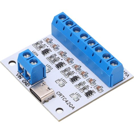 de chargeur de batterie au lithium 4 canaux Type C pour