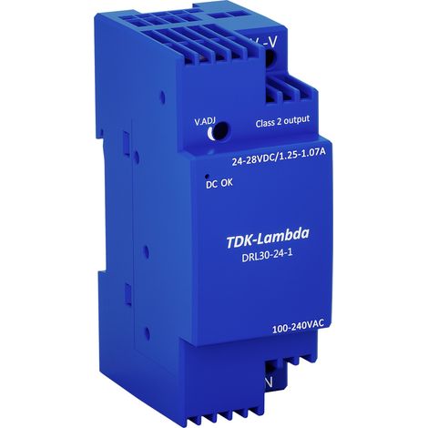 TDK-Lambda DRL30-24-1 Hutschienen-Netzteil (DIN-Rail) 24 V 1.25 A 30 W Inhalt 1 St. (1/2)