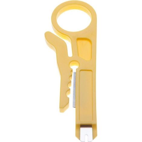 Denudeur Cable RJ45 Electrique par Dénude Câbles / 110 Style Punch Down Outil IDC pour LAN IDC RJ11 Cat5 Cat6 Audio et Video Couteau à Dégainer Fil Isolation (1/2)