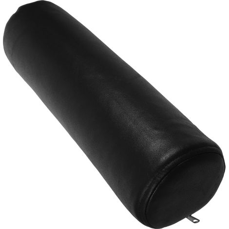 Coussin Housse Lavable Noir pour Chaise de Bureau Lombaire Dorsal (1/5)