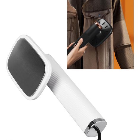Mini plancha rotativa, 20 ml, portátil, conexión USB, ideal para el hogar y residencias estudiantiles, color blanco, incluye cepillo y función de pulverización. (1/5)