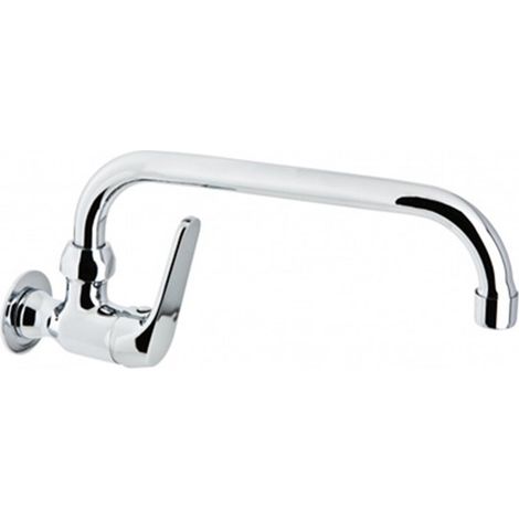 Miscelatore monocomando a parete, 1 acqua, bocca girevole orizzontale, 24600 cis
