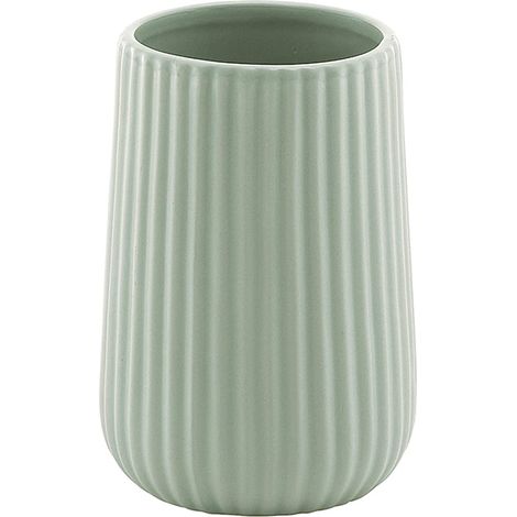 Gedy G-Marika, Porta spazzolini Bagno Verde Menta, Porta spazzolino in Ceramica, 2 Anni di Garanzia, Design R&S, Misure 11,6X8X8 cm, 2 Anni di Garanzia (1/5)