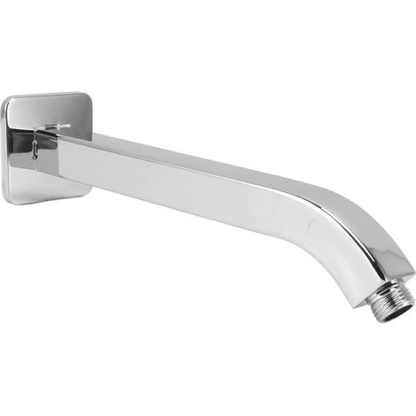 Bras douche mural 10 pouces – laiton inoxydable – chromé – durable – salle bain – galvanisé
