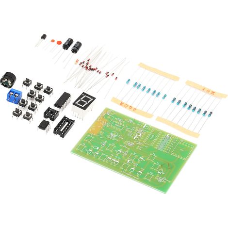 Kit d'expérimentation de buzzer numérique à huit voies CD4511 - Kit électronique à monter soi-même - Kit d'entraînement au buzzer de quiz à circuit raisonnable (1/5)