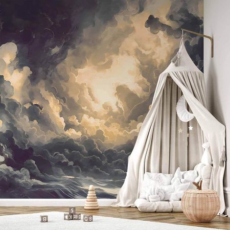 Tapete artgeist Sonnenmuster Wolken Maße Breite 350 cm Höhe 245 cm