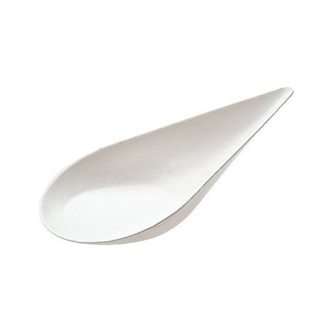Cuillère jetable pour Finger Food en cellulose - 100 pièces - Ecobioshopping (1/2)