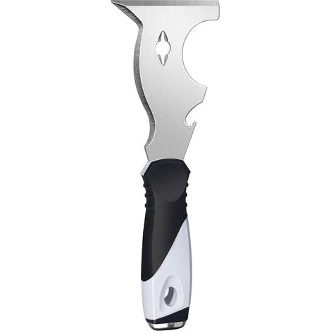Grattoir à peinture dix en un pour bois et métal avec marteau outil multifonction pour enlever la peinture et le mastic (1/5)