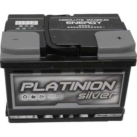 Batería de coche 60 ah  PLATINION Silver